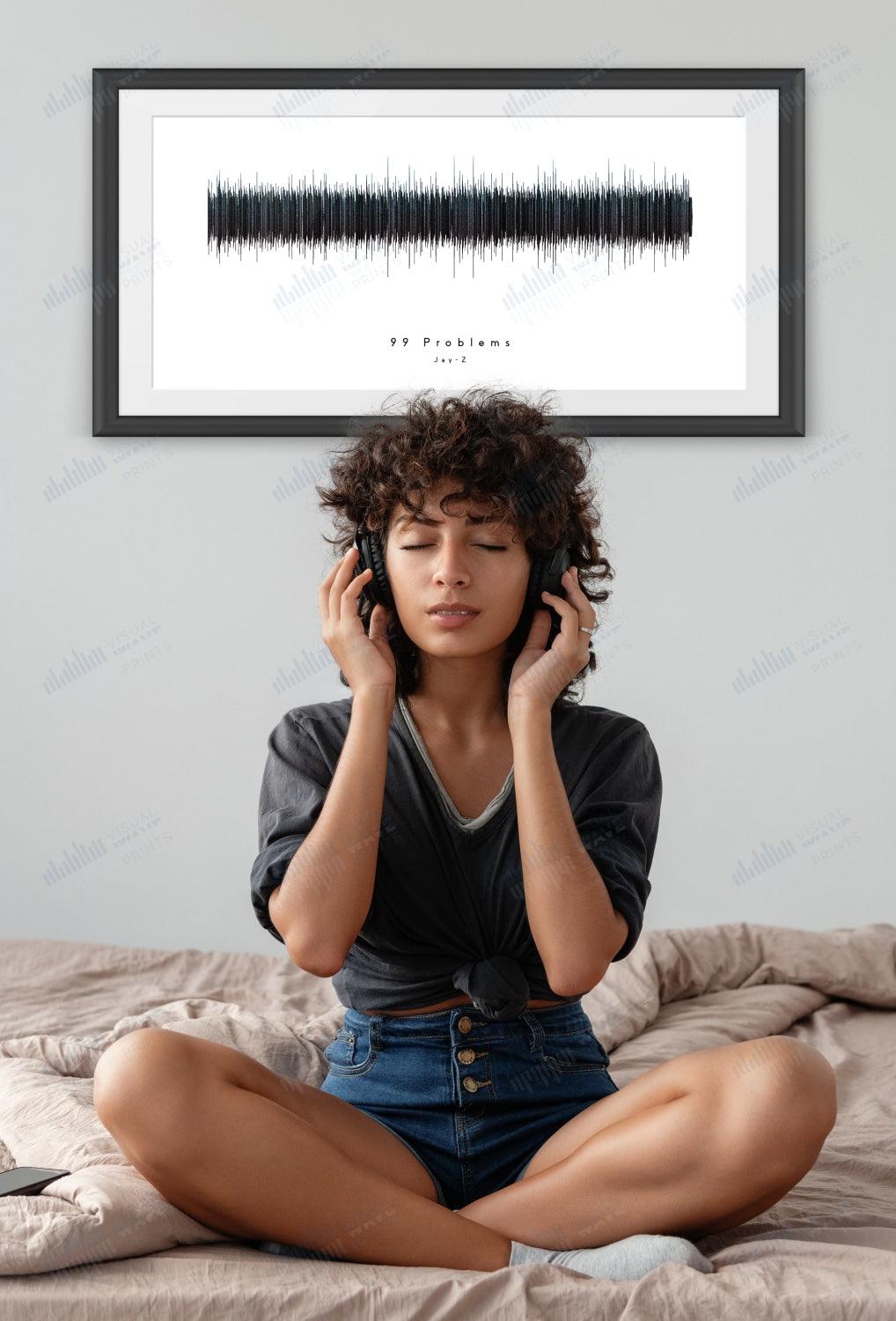 99 Problems by Jay-Z - Visual Wave Prints