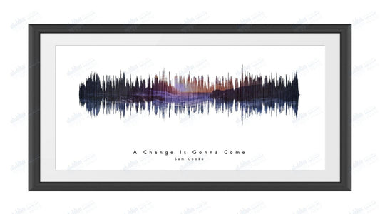 A Change is Gonna Come by Sam Cooke - Visual Wave Prints