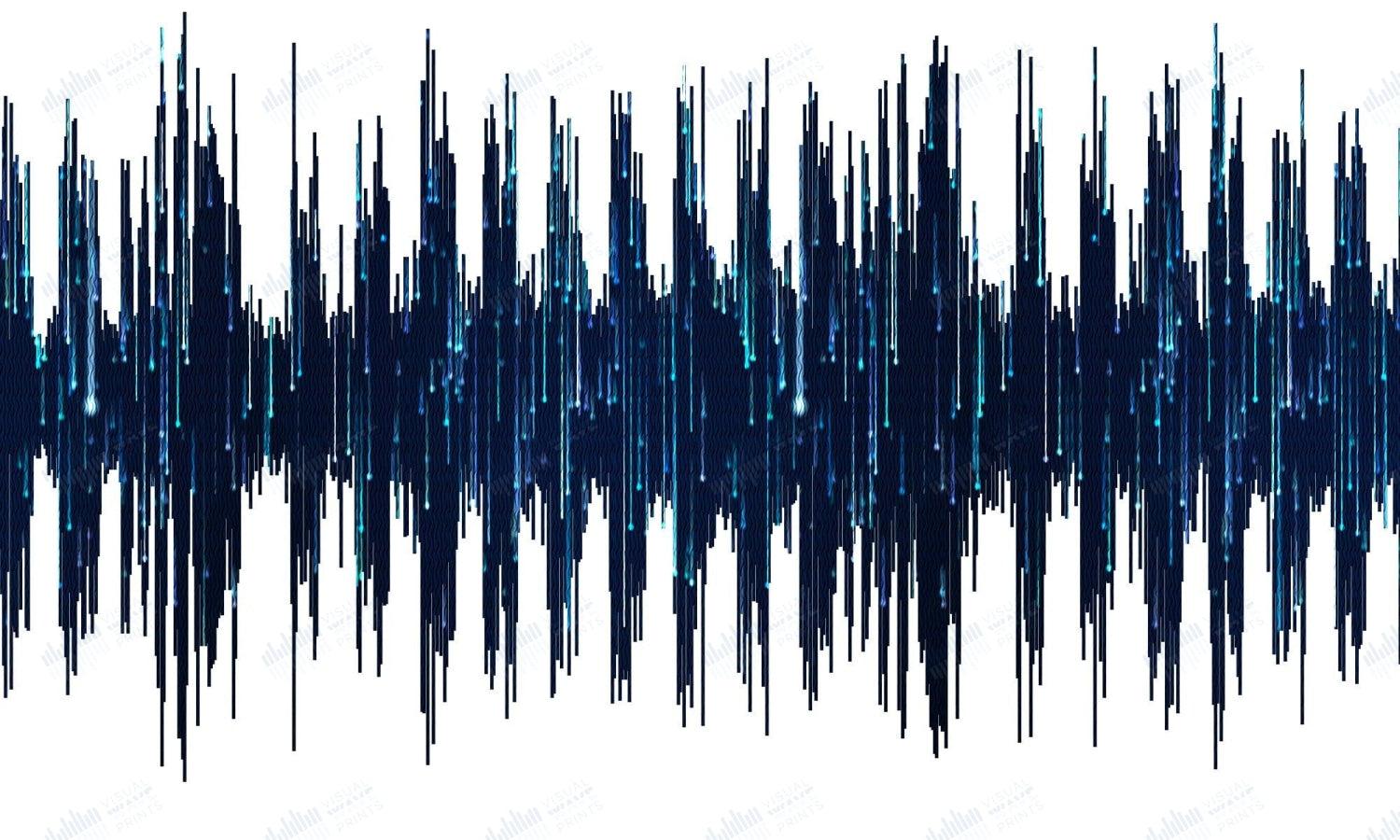 A Hard Rain's A-Gonna Fall by Bob Dylan - Visual Wave Prints