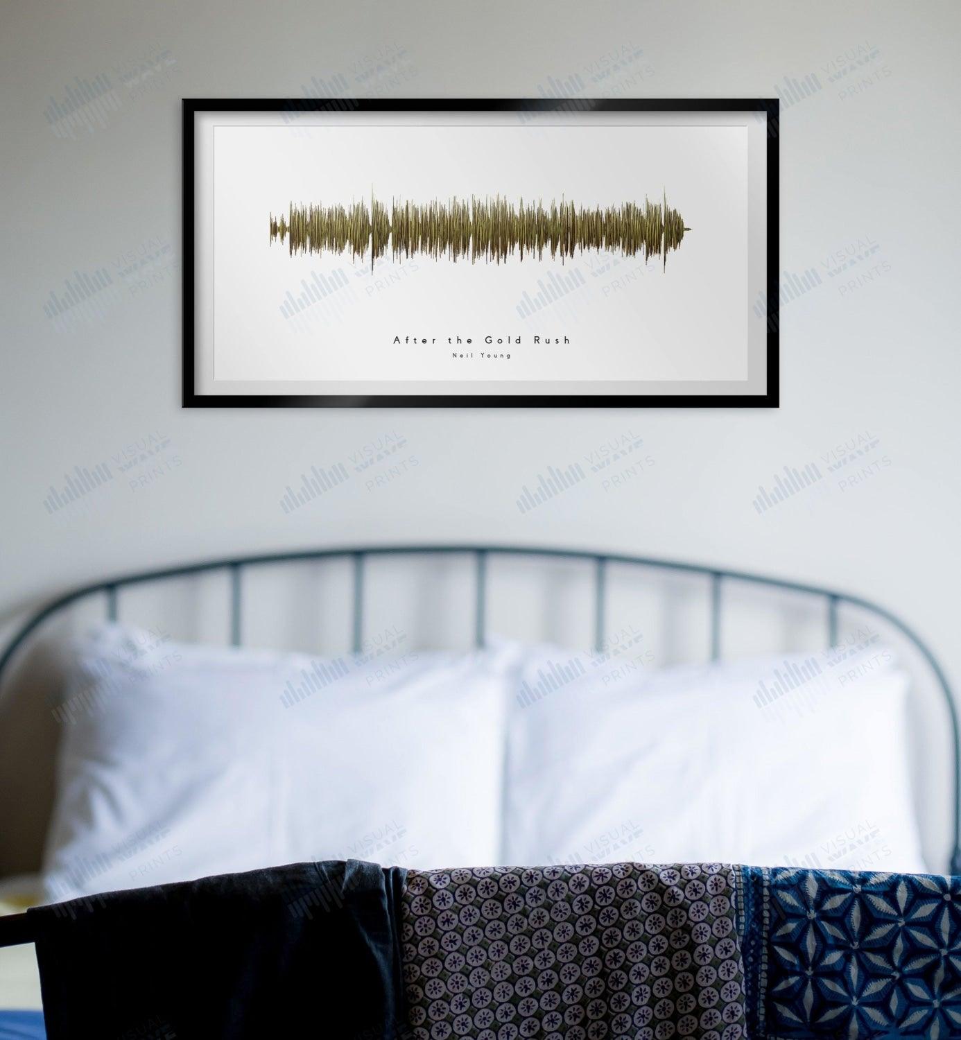 After the Gold Rush by Neil Young - Visual Wave Prints