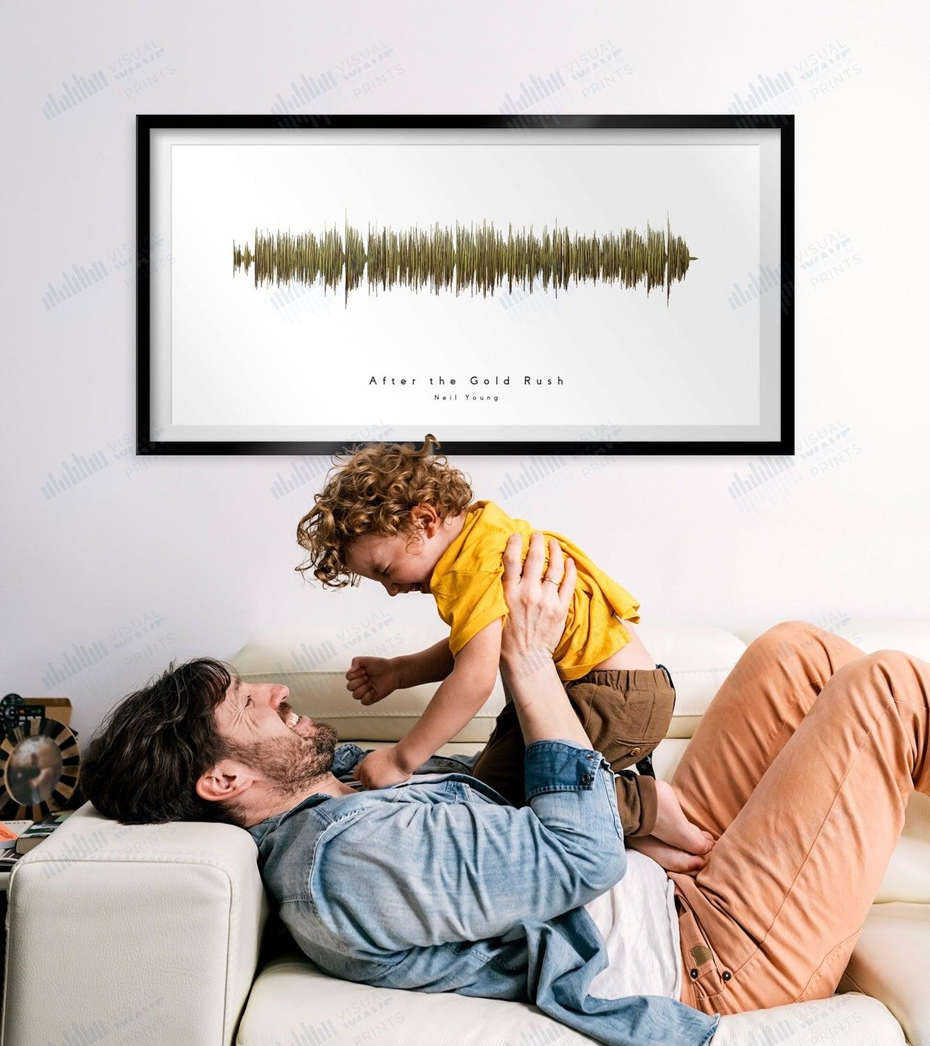 After the Gold Rush by Neil Young - Visual Wave Prints