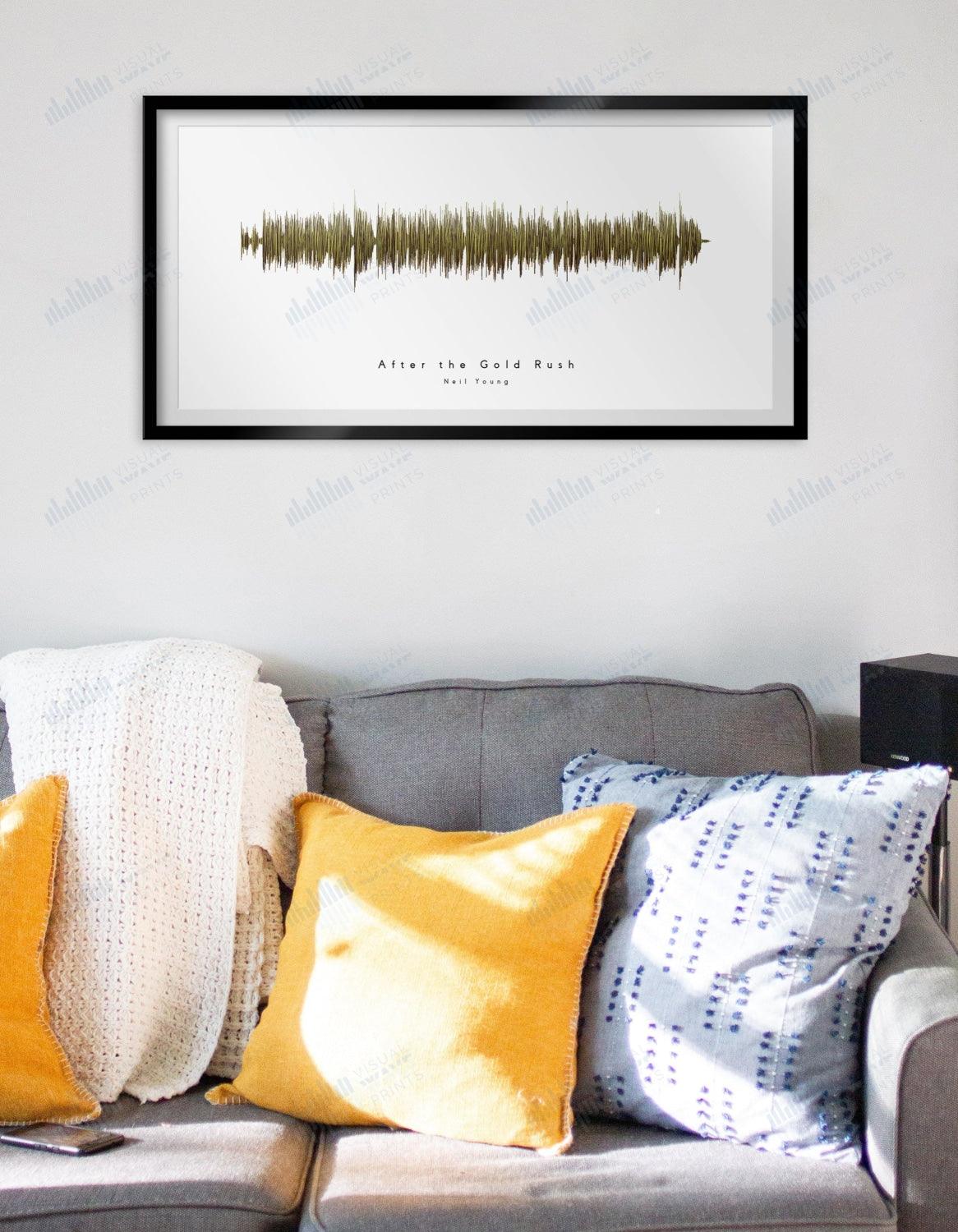 After the Gold Rush by Neil Young - Visual Wave Prints