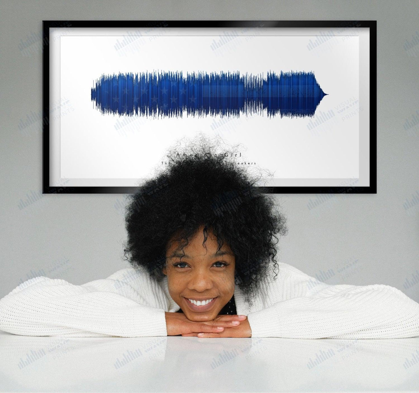 American Girl by Tom Petty and the Heartbreakers - Visual Wave Prints