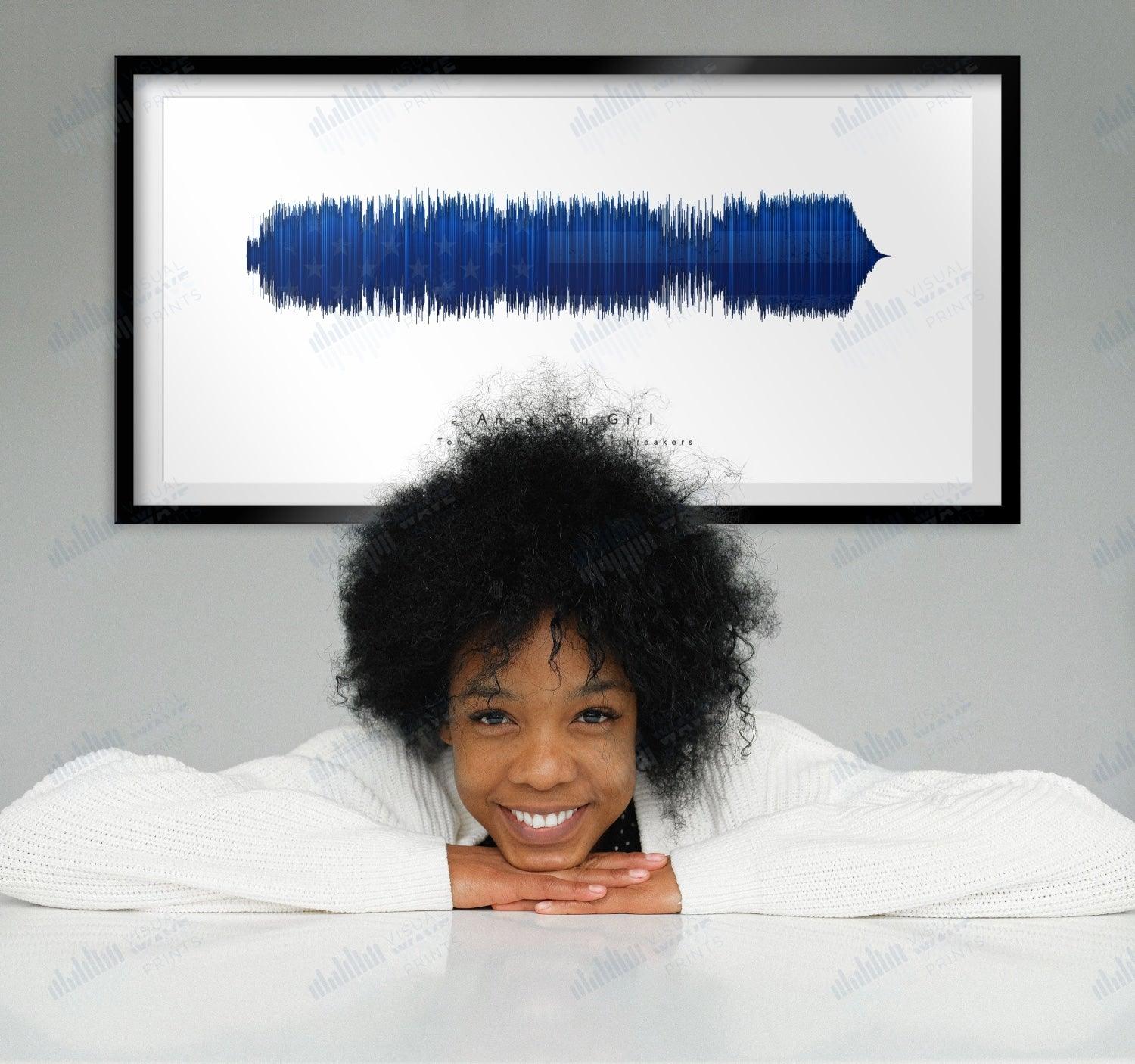 American Girl by Tom Petty and the Heartbreakers - Visual Wave Prints