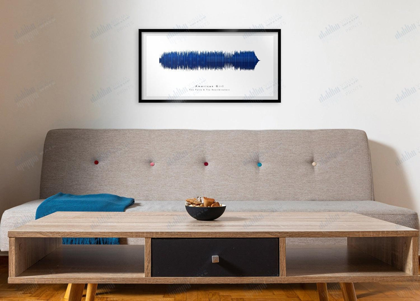 American Girl by Tom Petty and the Heartbreakers - Visual Wave Prints