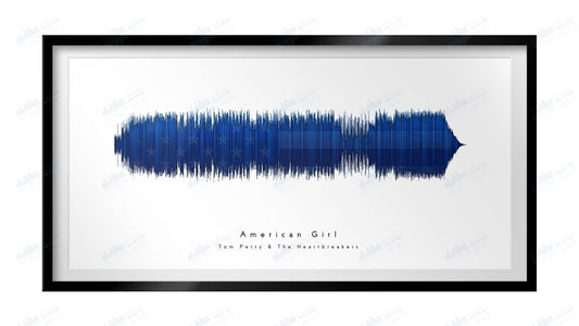 American Girl by Tom Petty and the Heartbreakers - Visual Wave Prints