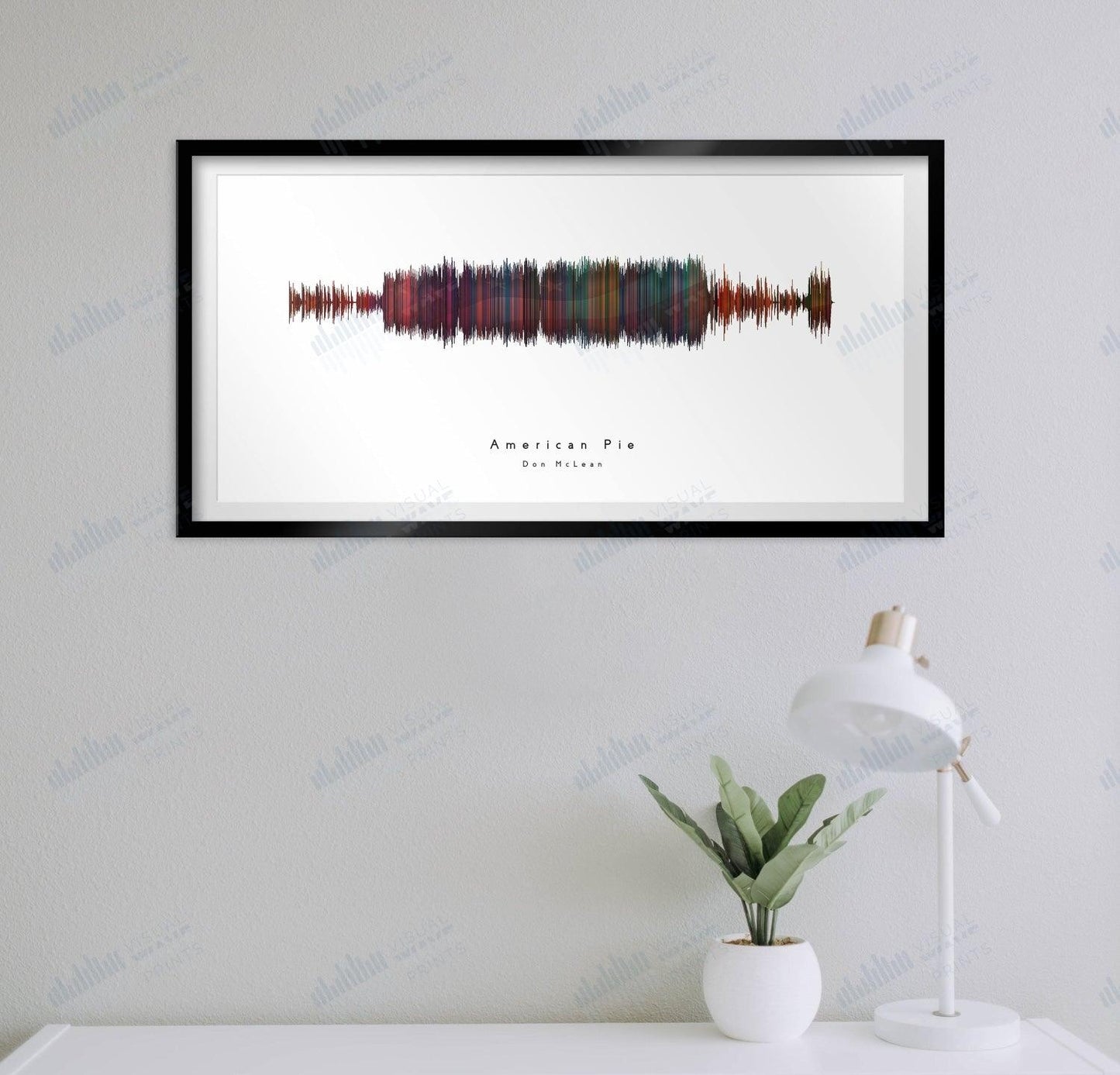 American Pie by Don McLean - Visual Wave Prints