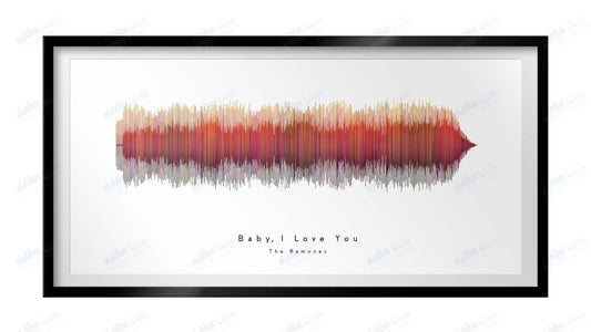 Baby, I Love You by The Ramones - Visual Wave Prints