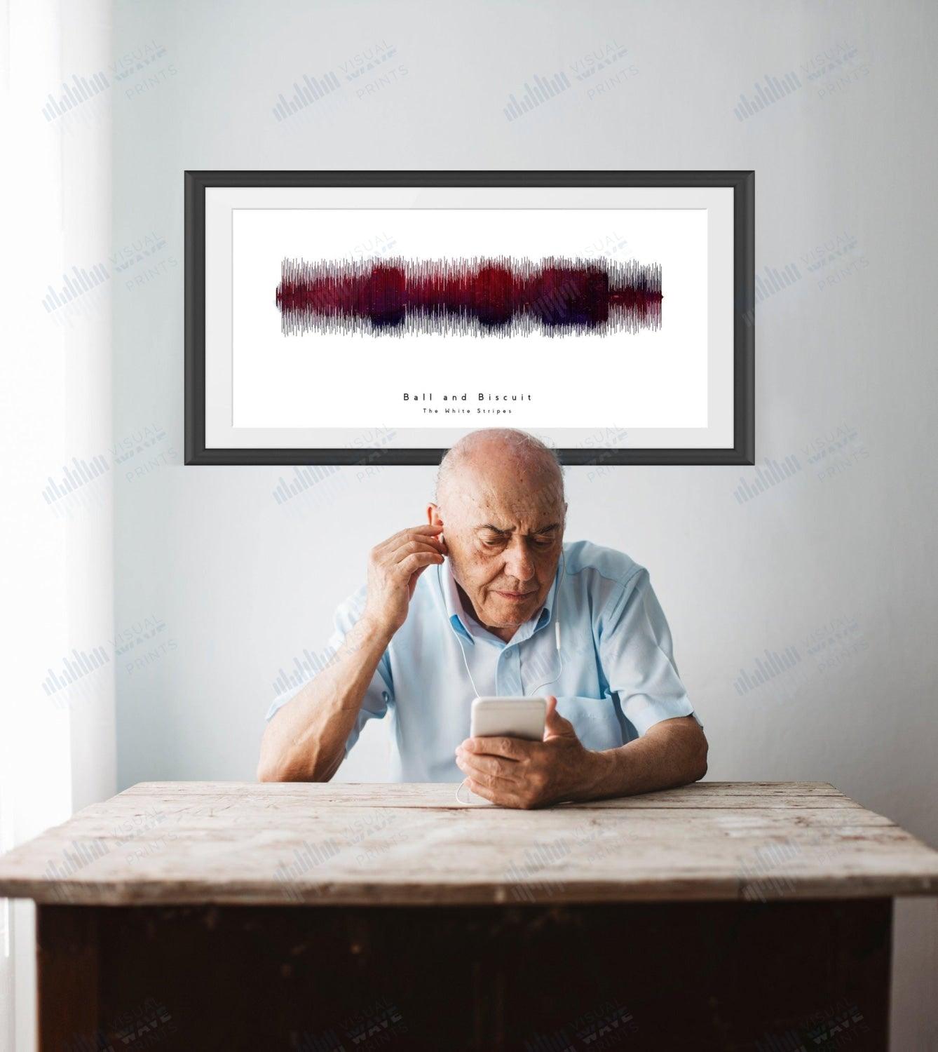 Ball and Biscuit by The White Stripes - Visual Wave Prints