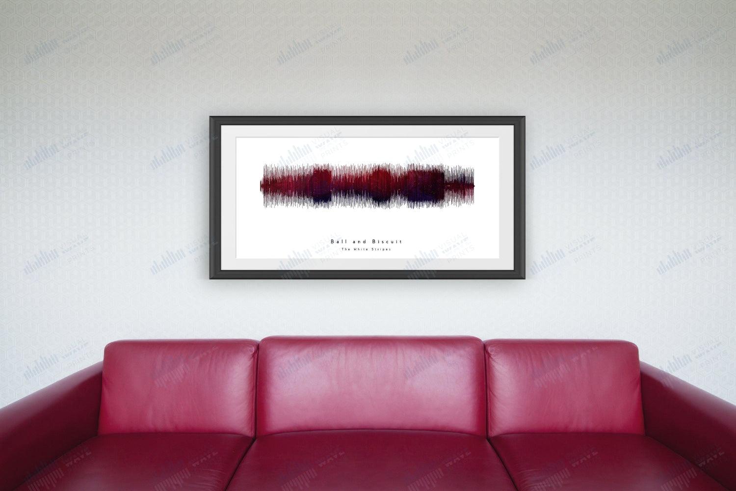 Ball and Biscuit by The White Stripes - Visual Wave Prints