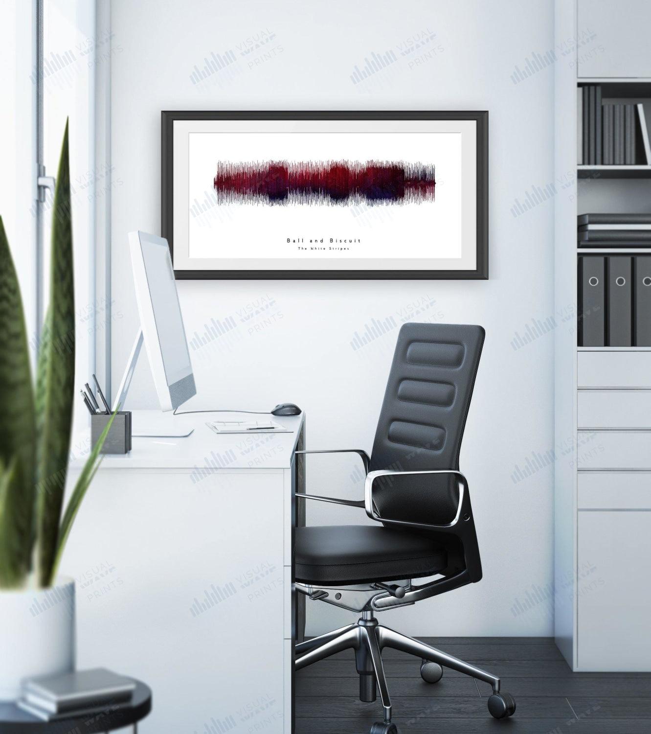 Ball and Biscuit by The White Stripes - Visual Wave Prints