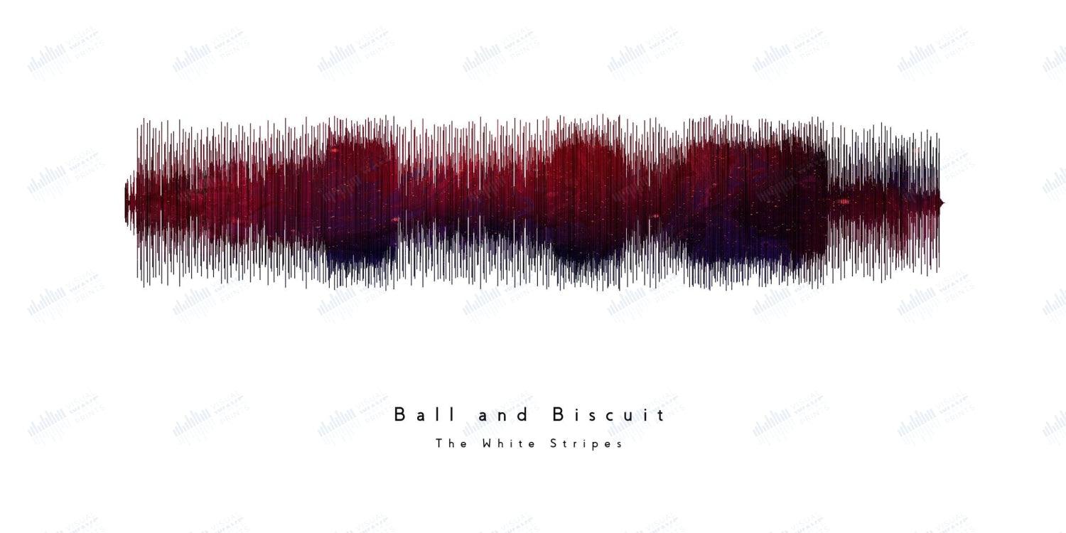 Ball and Biscuit by The White Stripes - Visual Wave Prints