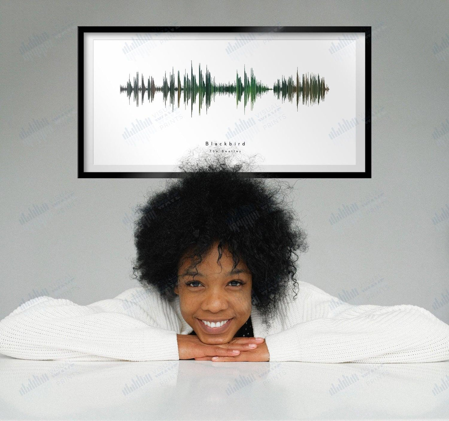 Blackbird by The Beatles - Visual Wave Prints