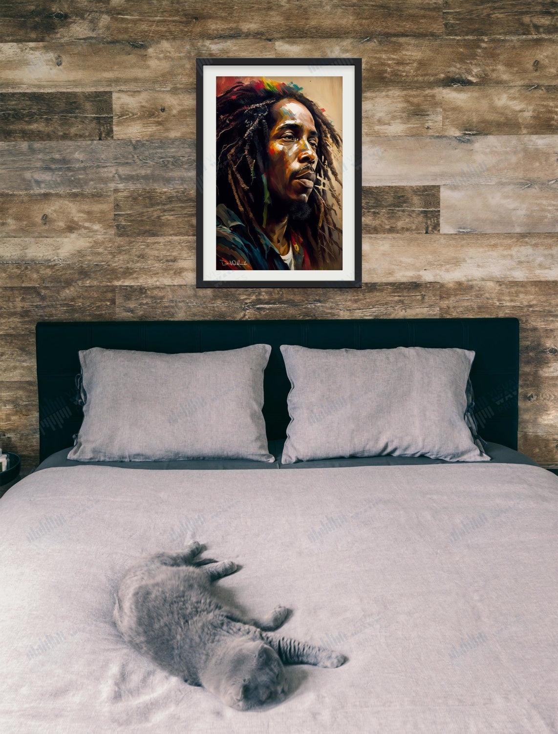Bob Marley Original Portrait - Visual Wave Prints