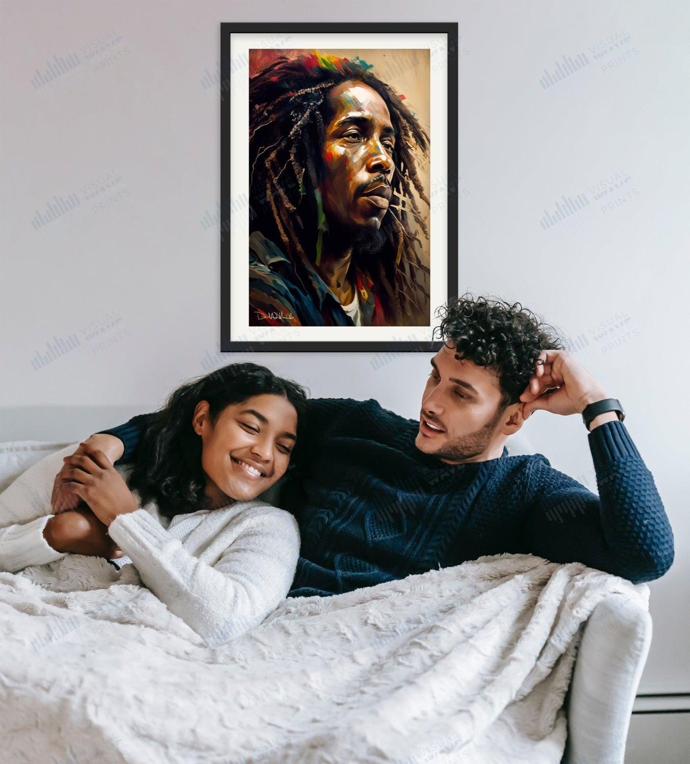 Bob Marley Original Portrait - Visual Wave Prints