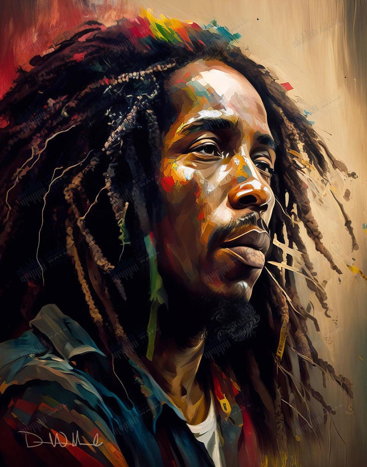 Bob Marley Original Portrait - Visual Wave Prints