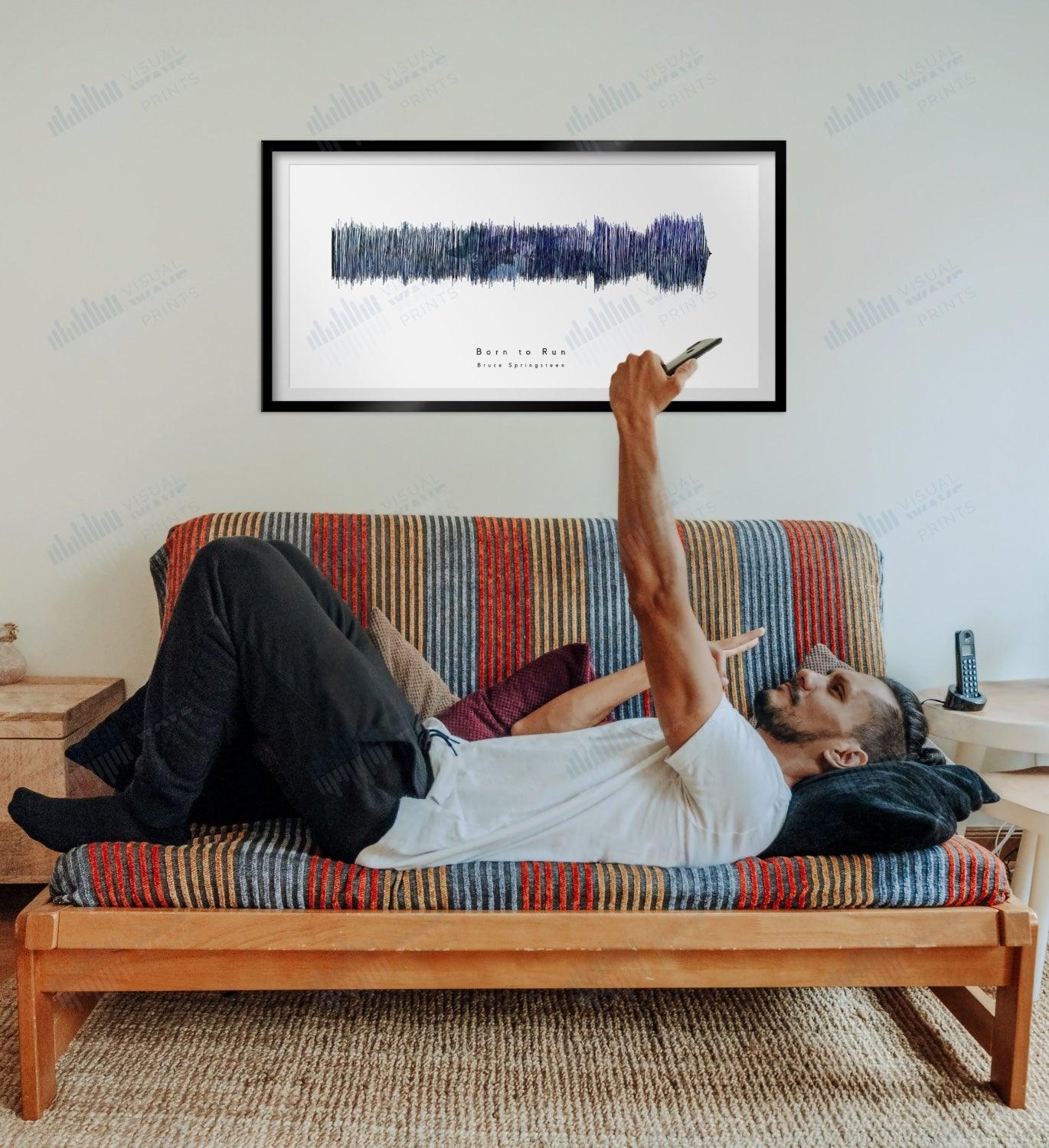 Born to Run by Bruce Springsteen - Visual Wave Prints