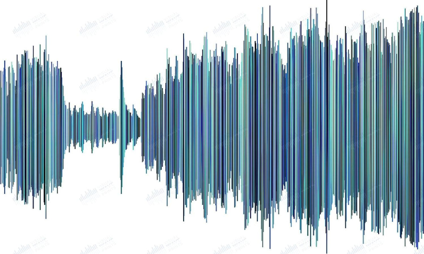 Bridge Over Troubled Water by Simon and Garfunkel - Visual Wave Prints