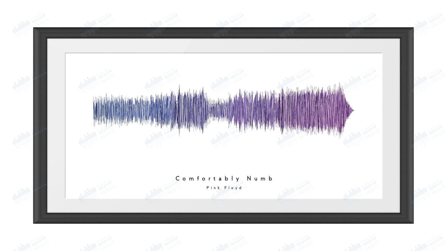 Comfortably Numb by Pink Floyd - Visual Wave Prints