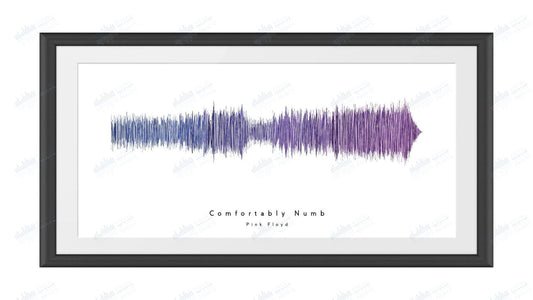 Comfortably Numb by Pink Floyd - Visual Wave Prints