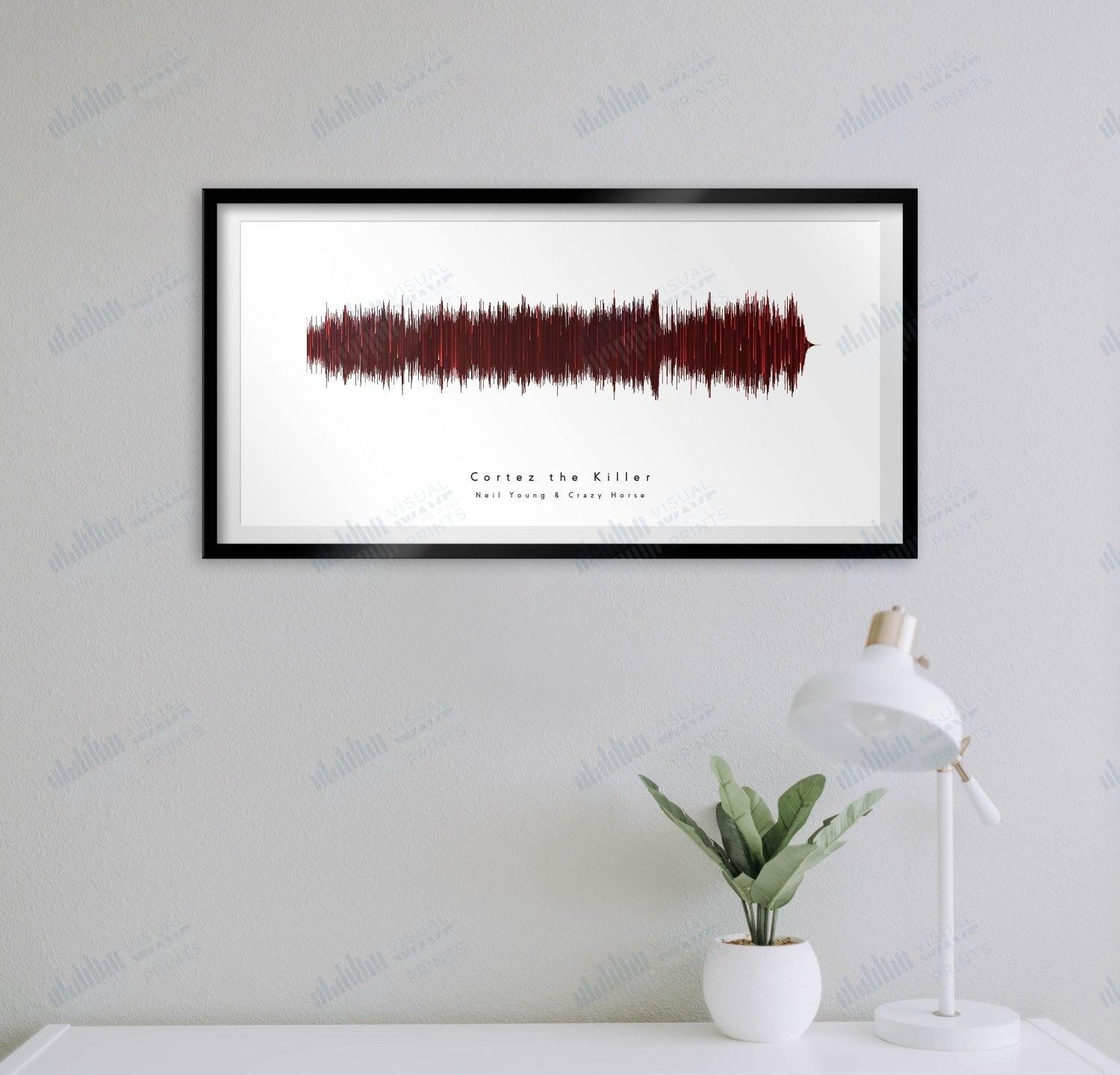 Cortez the Killer by Neil Young - Visual Wave Prints