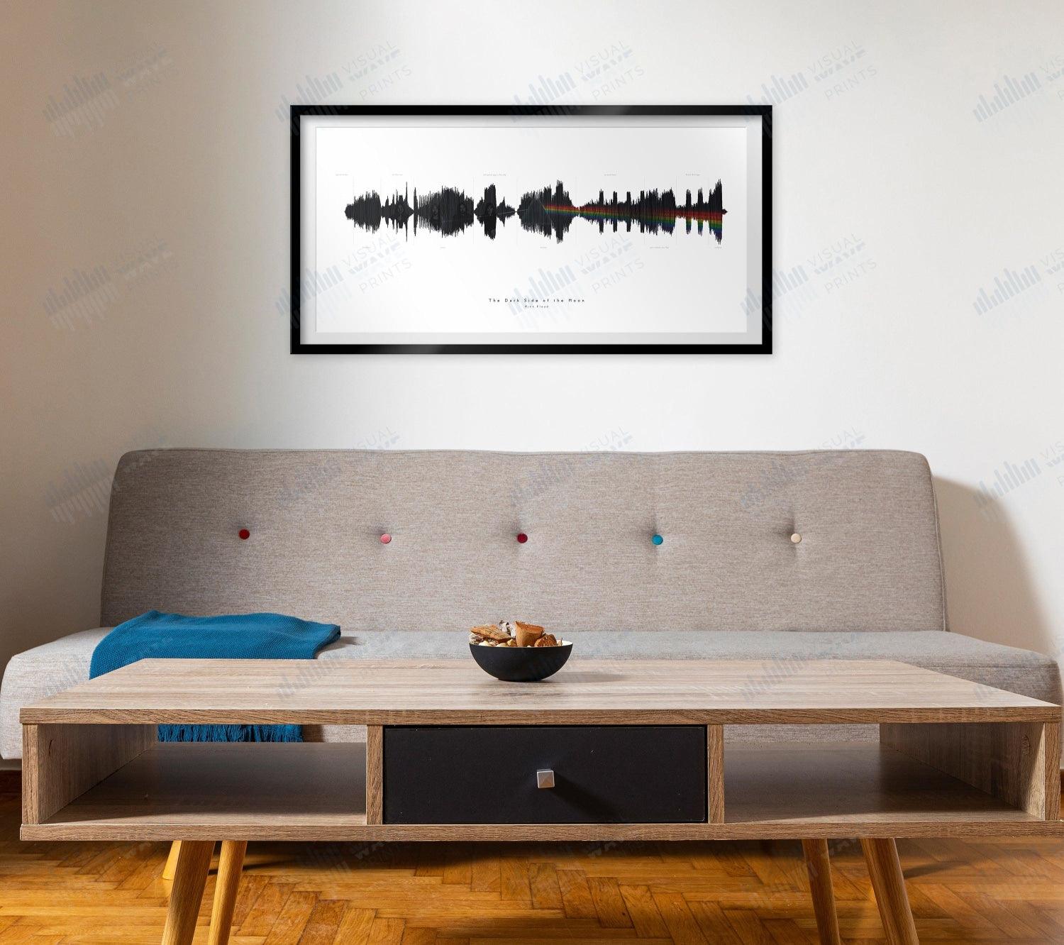 Dark Side of the Moon Complete Album by Pink Floyd - Visual Wave Prints