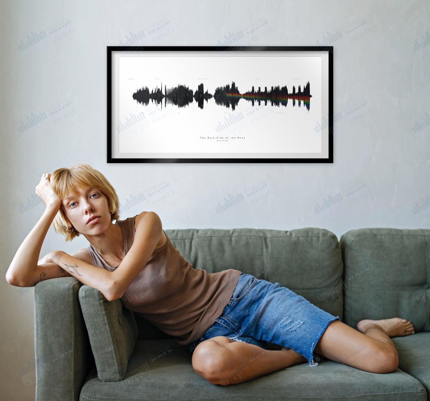 Dark Side of the Moon Complete Album by Pink Floyd - Visual Wave Prints