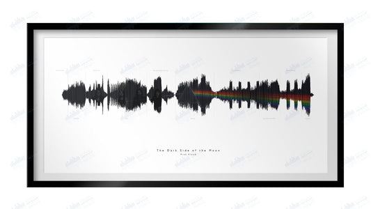 Dark Side of the Moon Complete Album by Pink Floyd - Visual Wave Prints