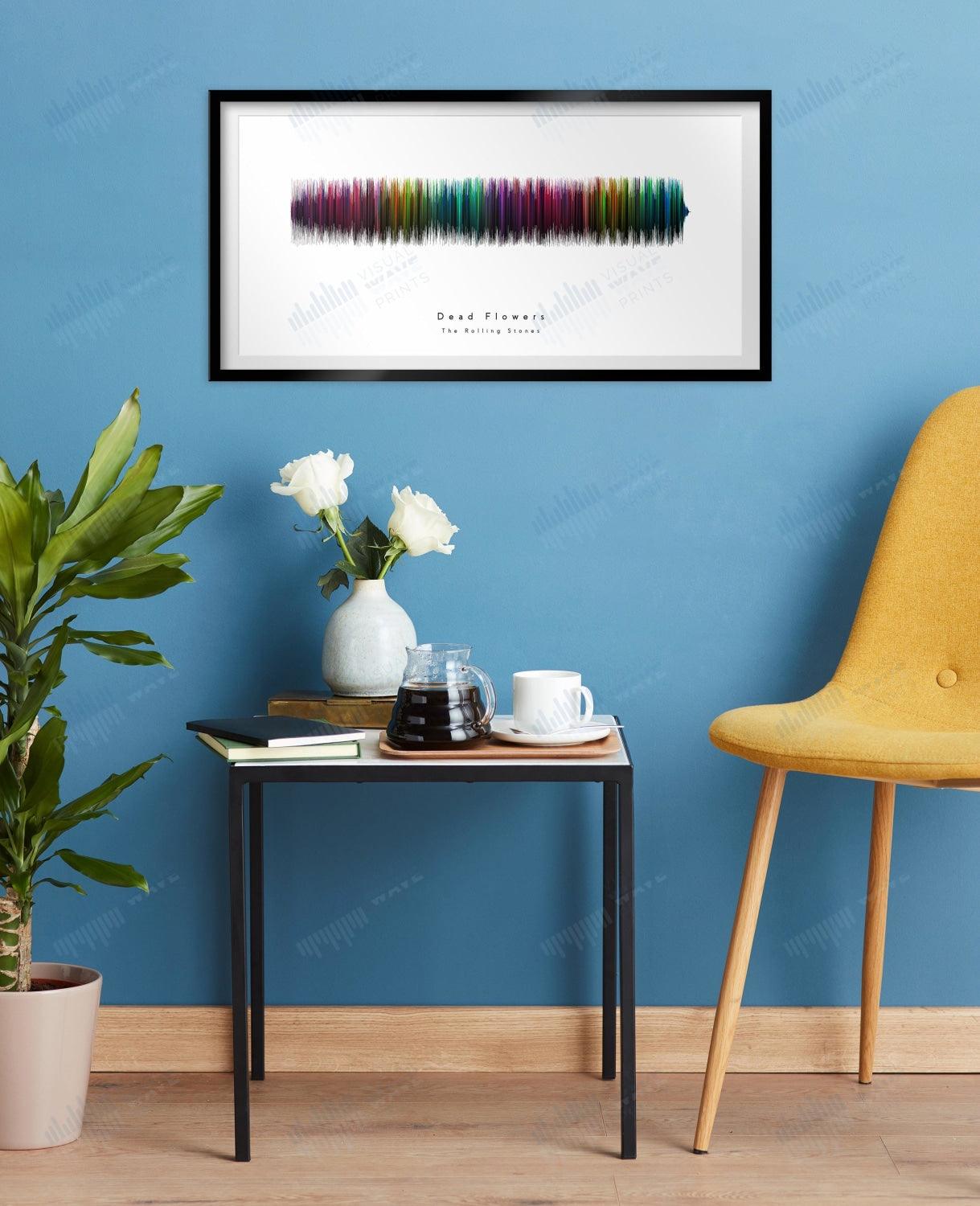Dead Flowers by The Rolling Stones - Visual Wave Prints