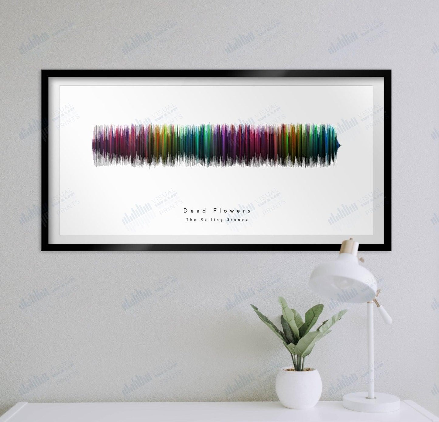 Dead Flowers by The Rolling Stones - Visual Wave Prints