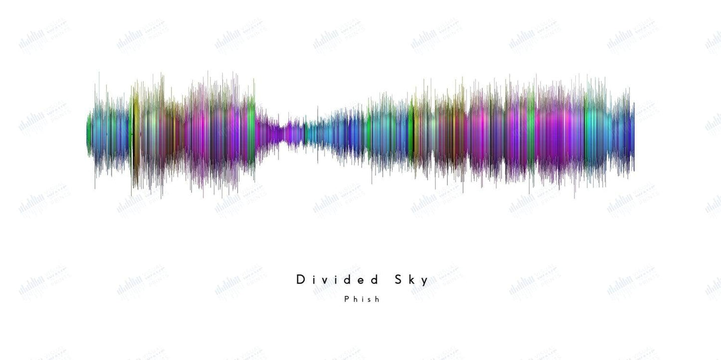Divided Sky by Phish - Visual Wave Prints