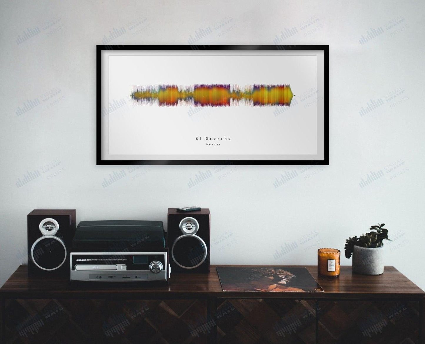 El Scorcho by Weezer - Visual Wave Prints