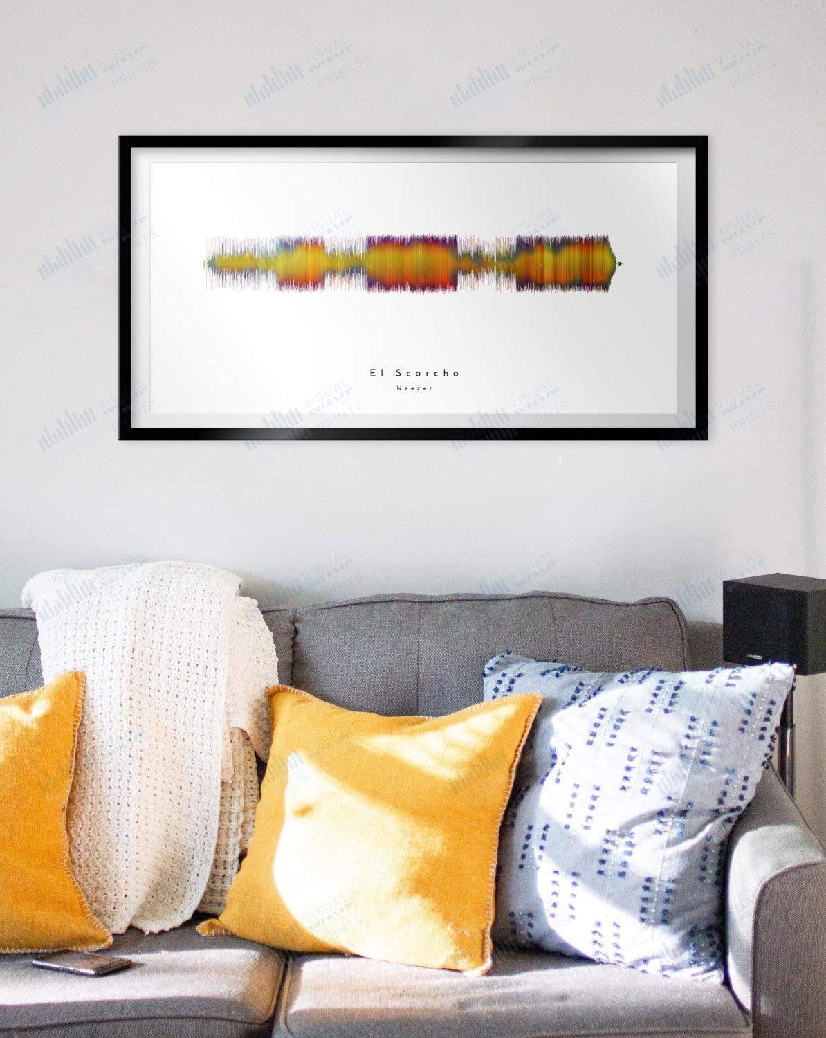 El Scorcho by Weezer - Visual Wave Prints