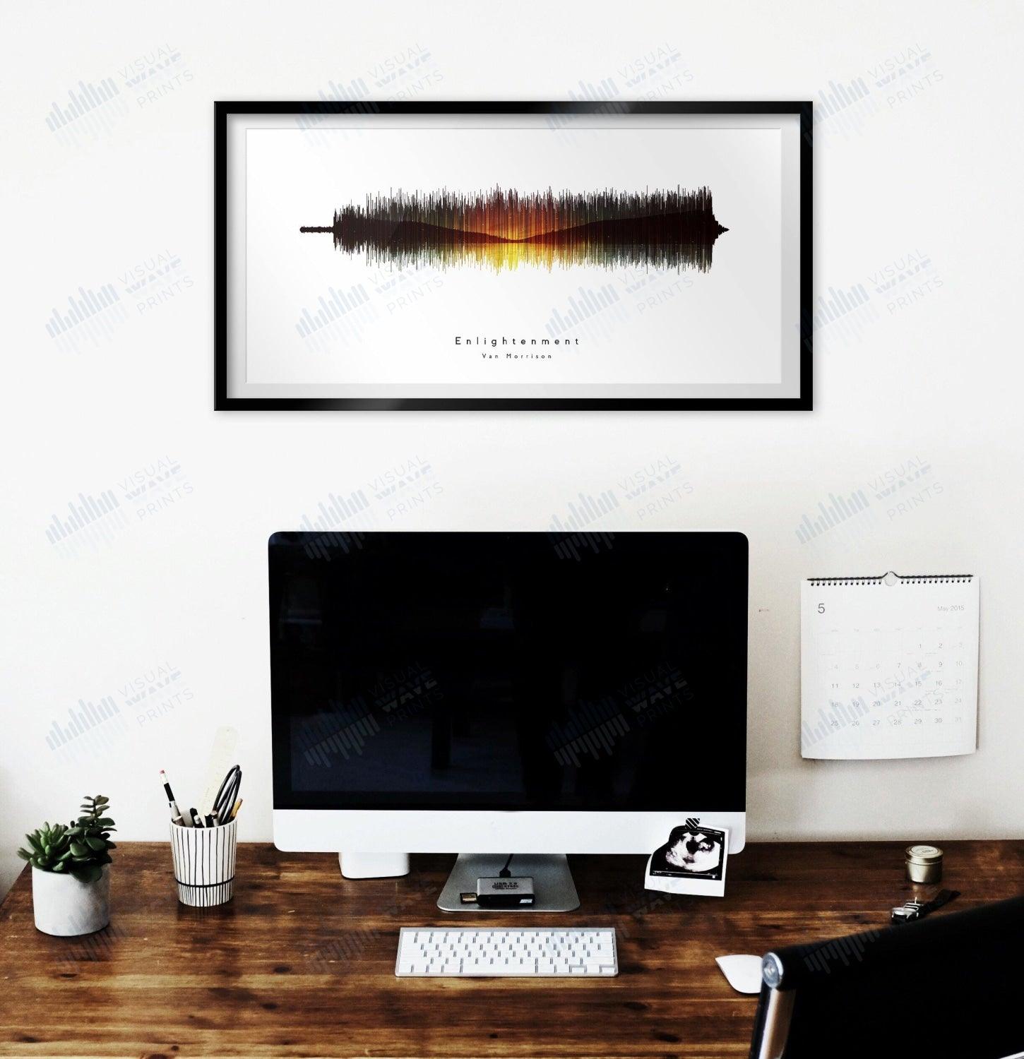 Enlightenment by Van Morrison - Visual Wave Prints