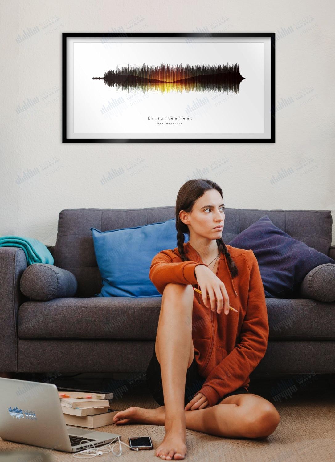 Enlightenment by Van Morrison - Visual Wave Prints