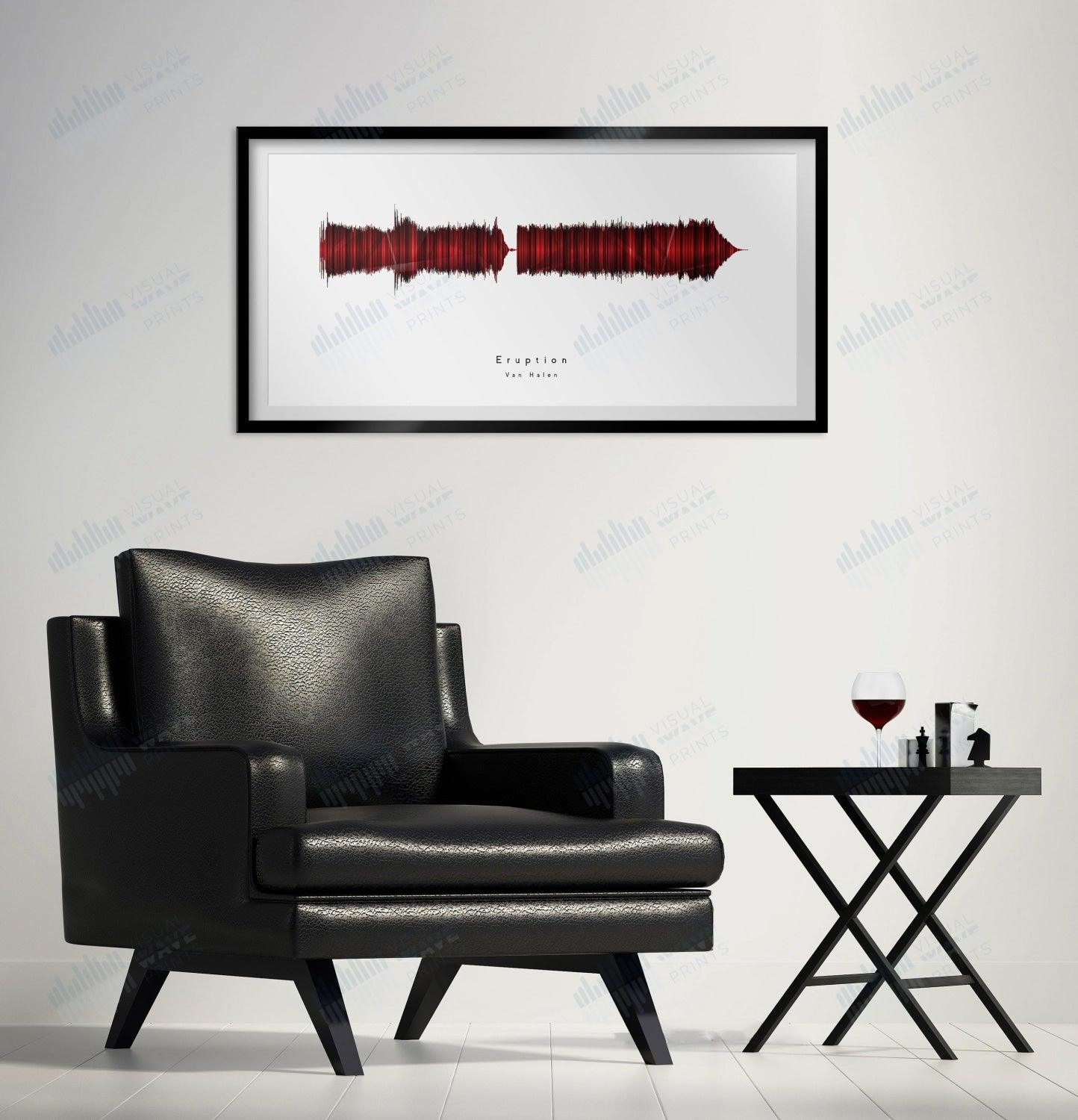 Eruption by Van Halen - Visual Wave Prints