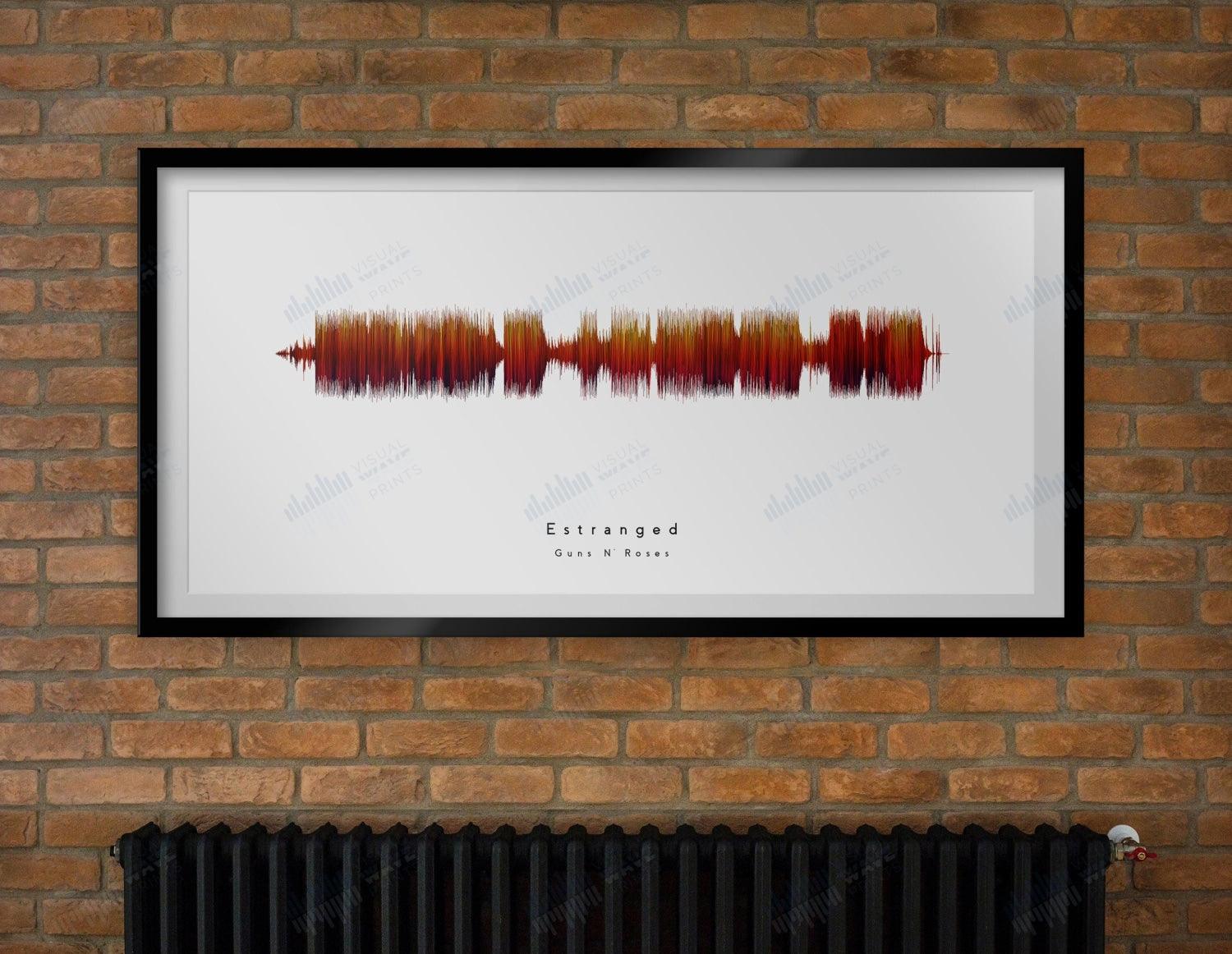Estranged by Guns N' Roses - Visual Wave Prints