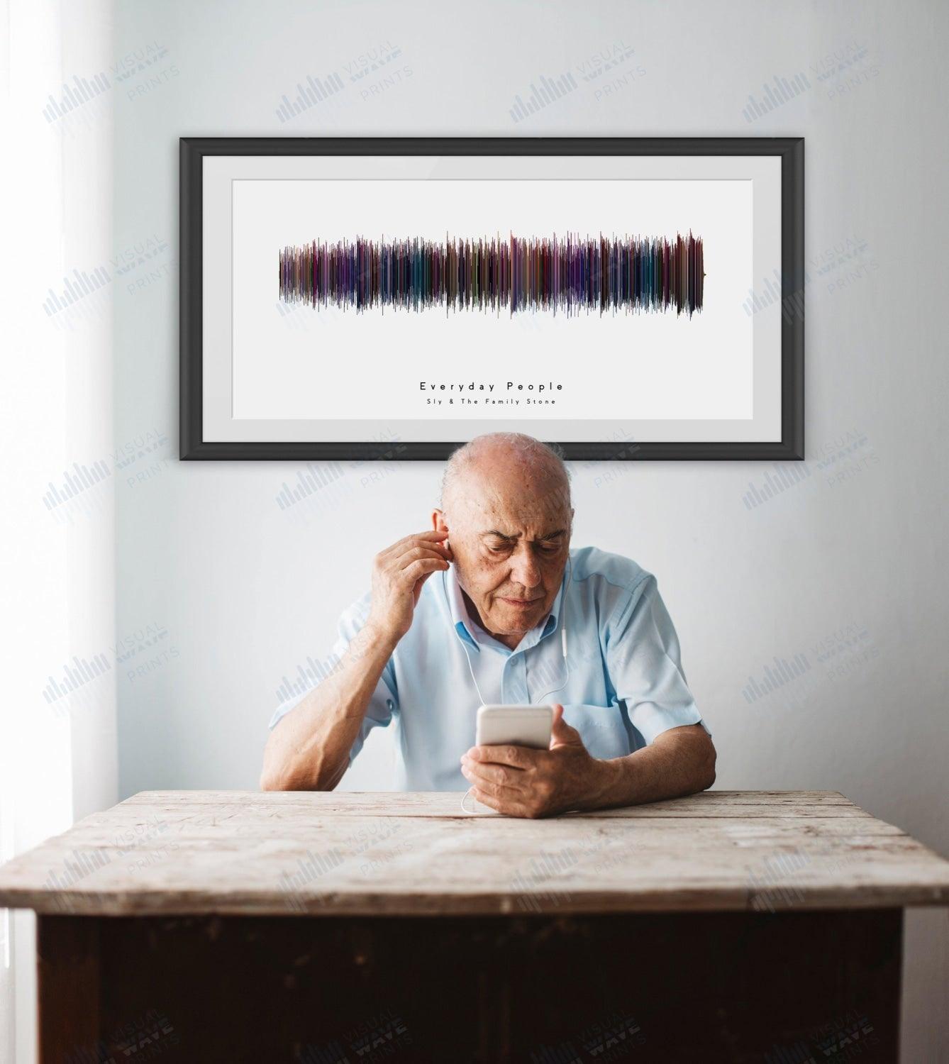 Everyday People by Sly & The Family Stone - Visual Wave Prints