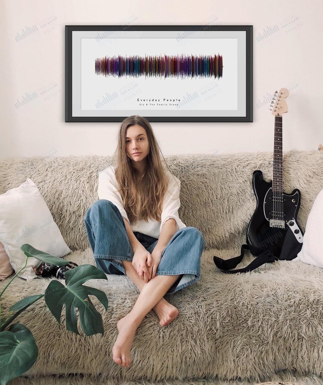 Everyday People by Sly & The Family Stone - Visual Wave Prints