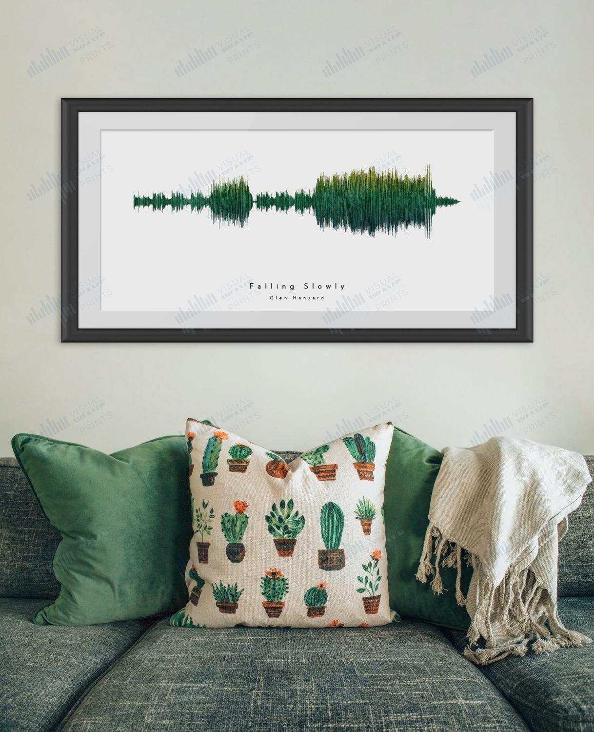 Falling Slowly by Glen Hansard - Visual Wave Prints