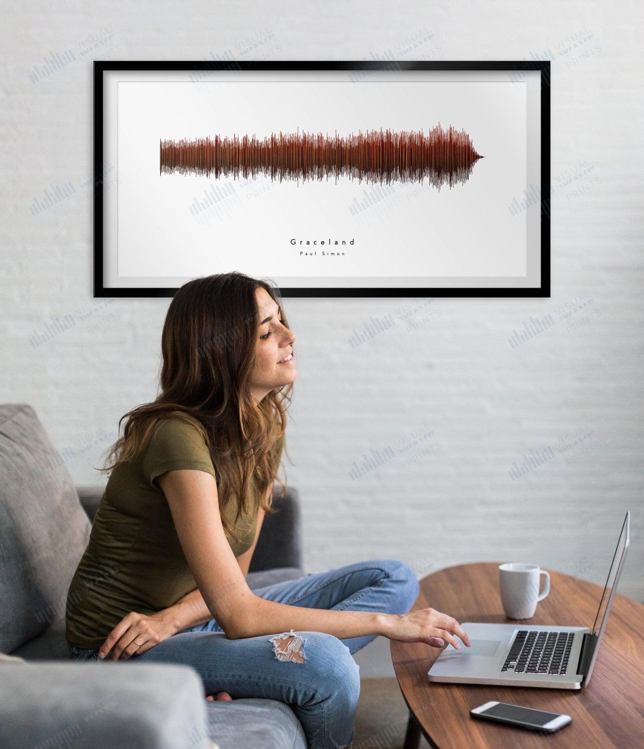 Graceland by Paul Simon - Visual Wave Prints