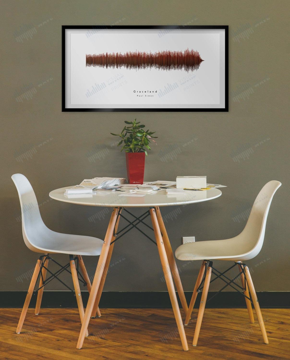 Graceland by Paul Simon - Visual Wave Prints