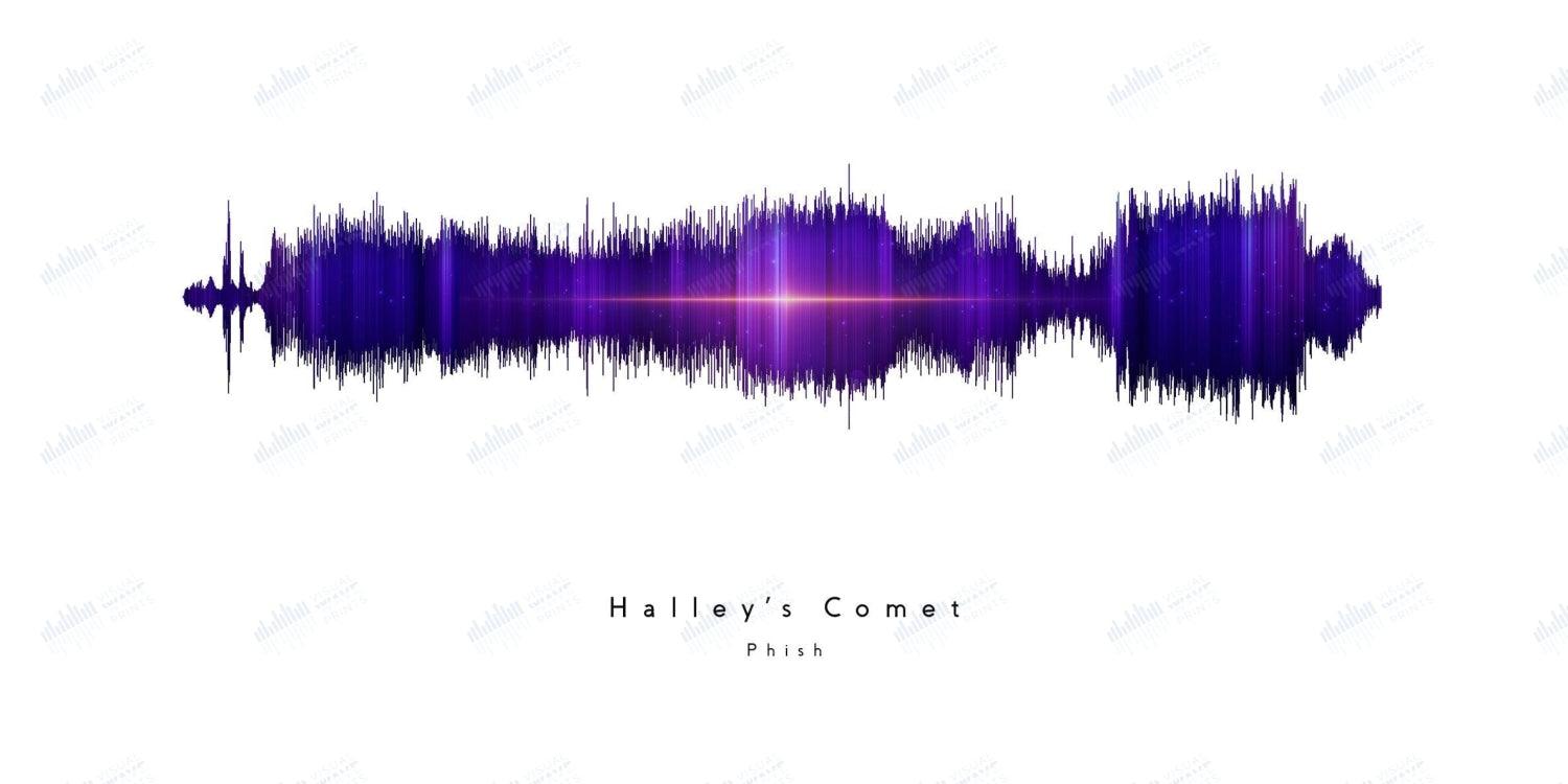 Halleys Comet by Phish - Visual Wave Prints
