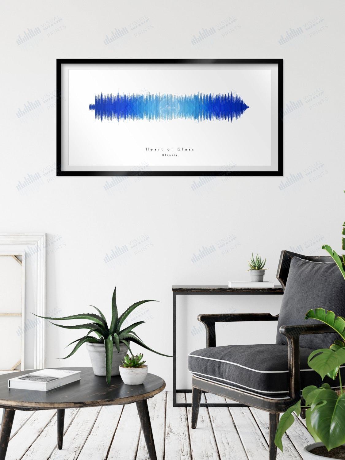 Heart of Glass by Blondie - Visual Wave Prints