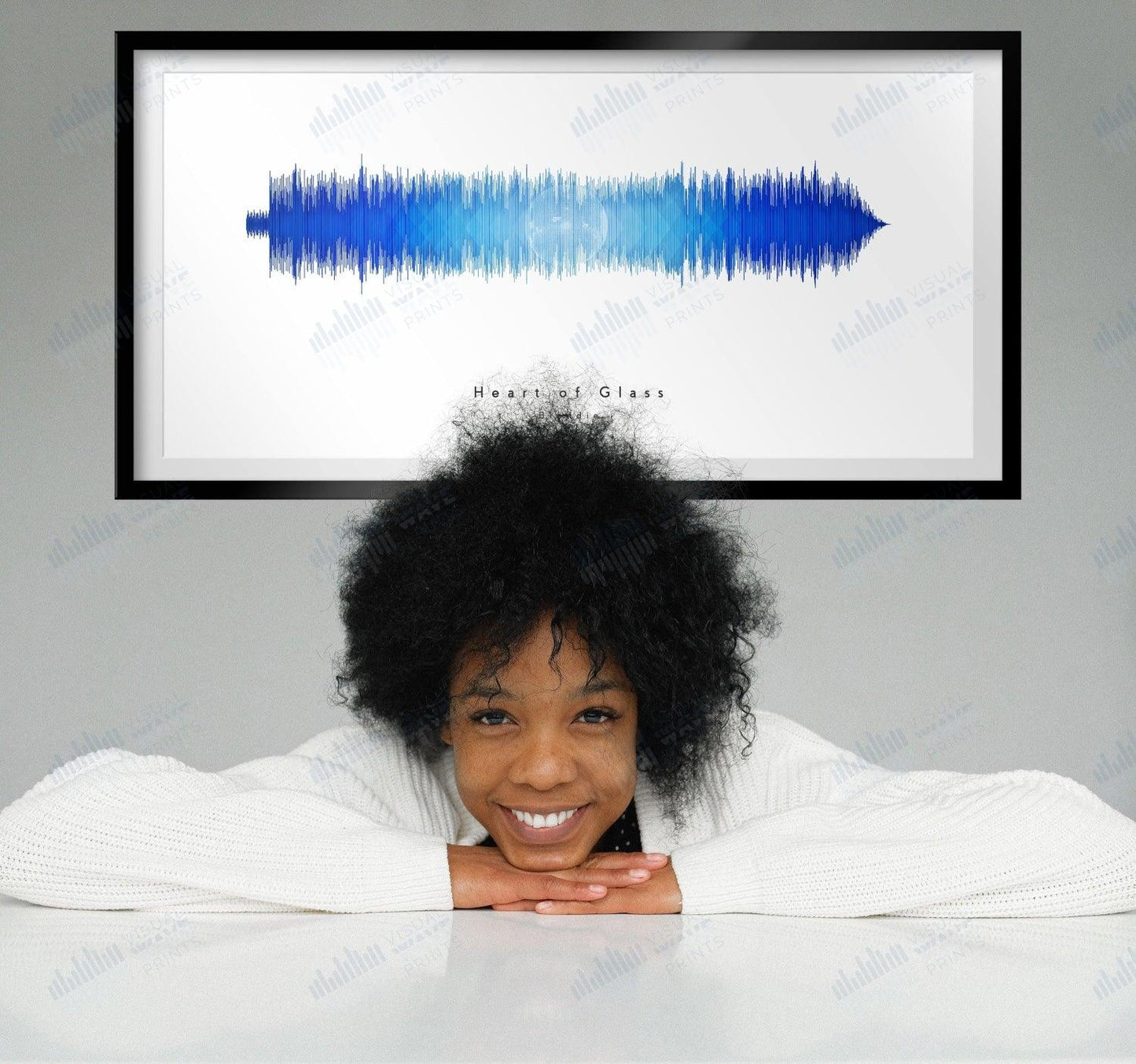 Heart of Glass by Blondie - Visual Wave Prints