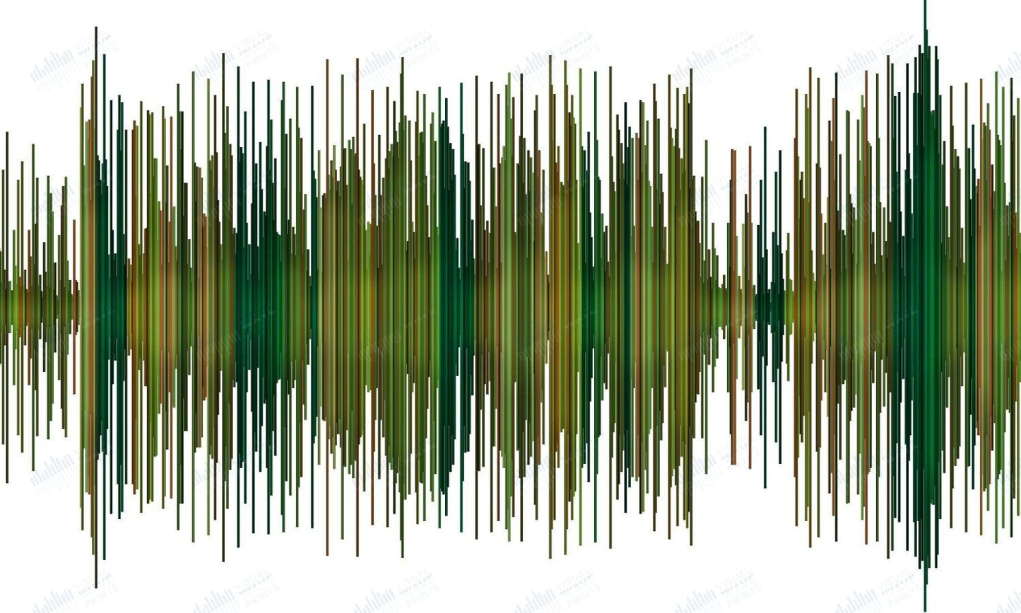 I Heard It Through the Grapevine by Marvin Gaye - Visual Wave Prints