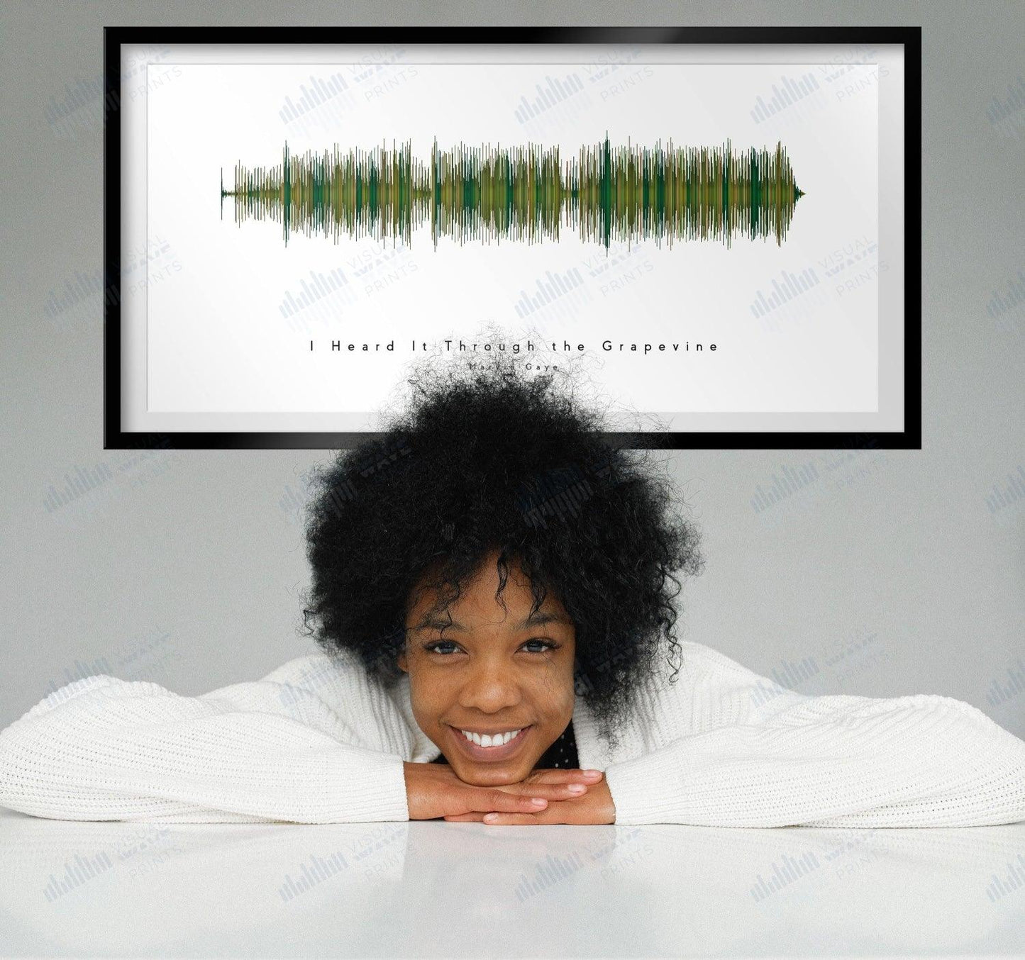 I Heard It Through the Grapevine by Marvin Gaye - Visual Wave Prints