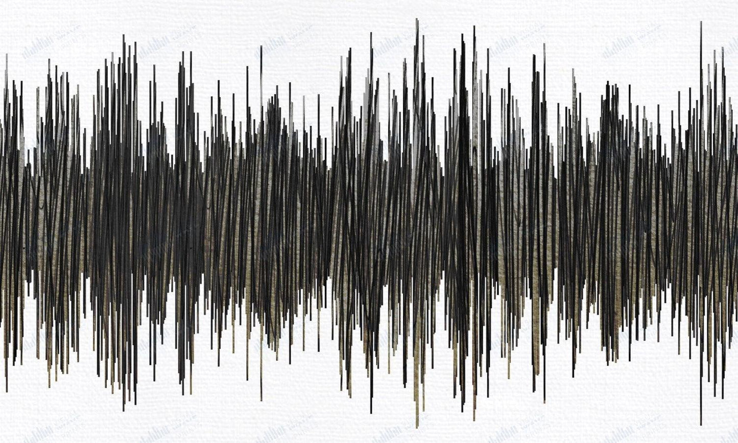 I Walk the Line by Johnny Cash - Visual Wave Prints