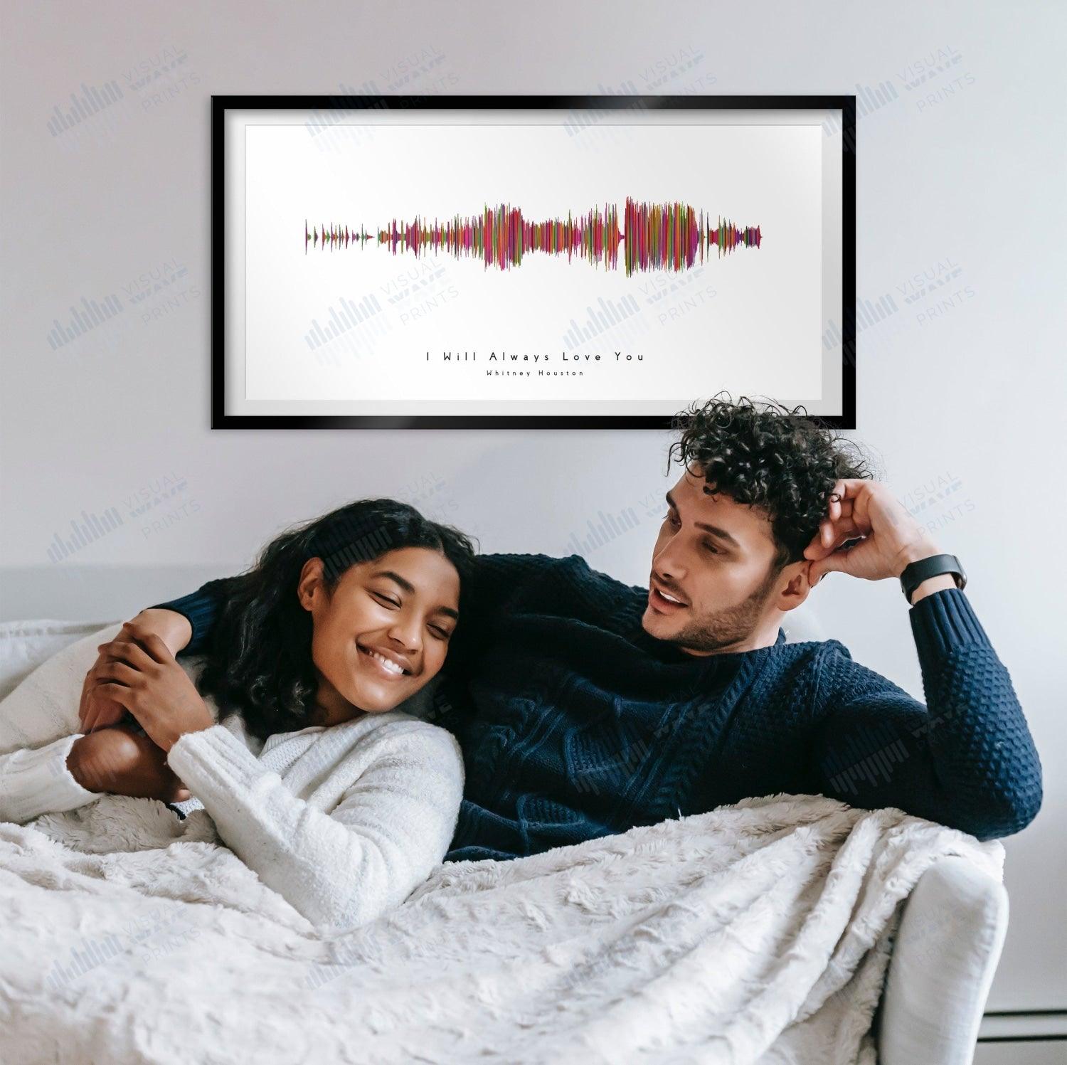 I Will Always Love You by Whitney Houston - Visual Wave Prints