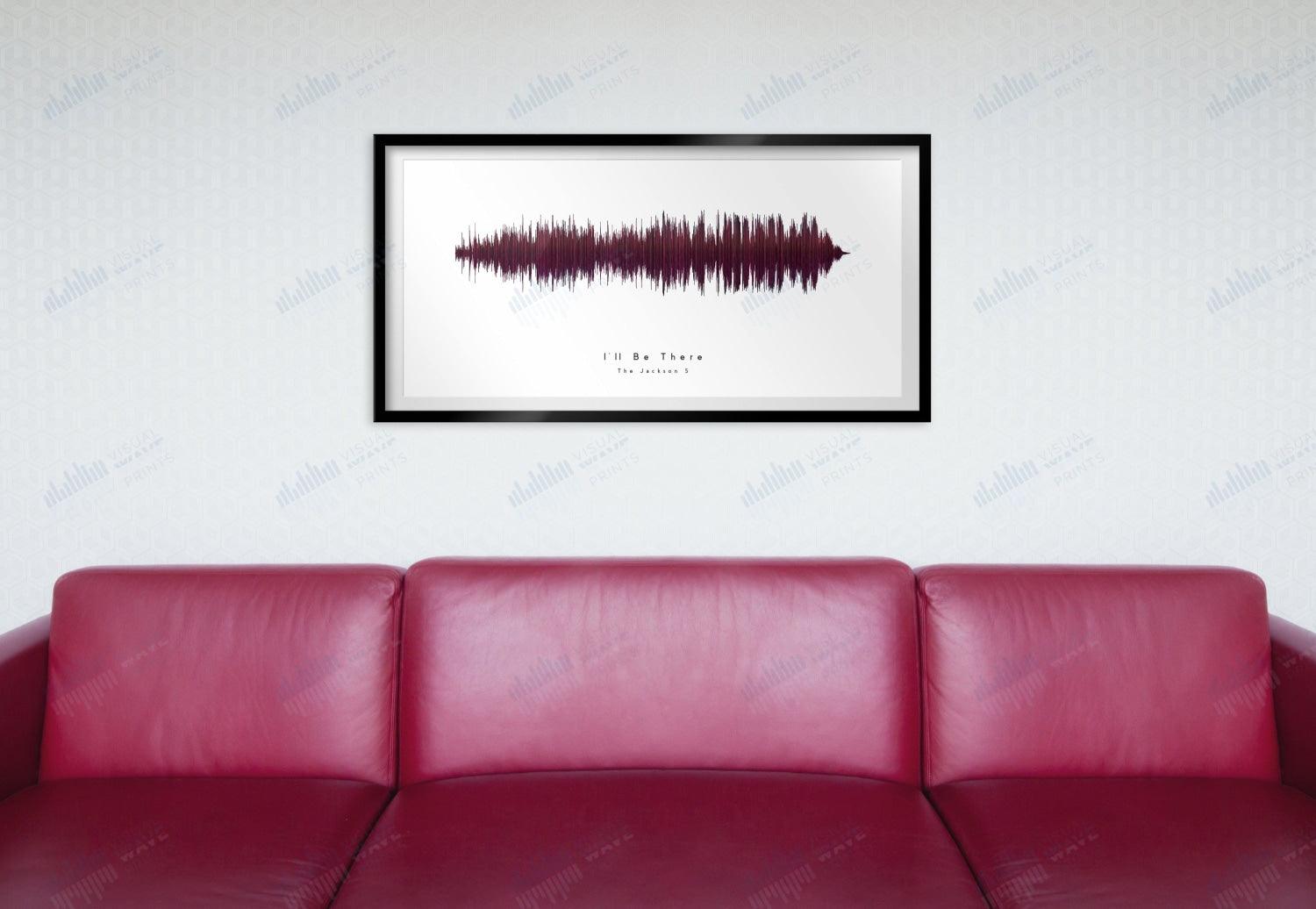 I'll Be There by The Jackson Five - Visual Wave Prints